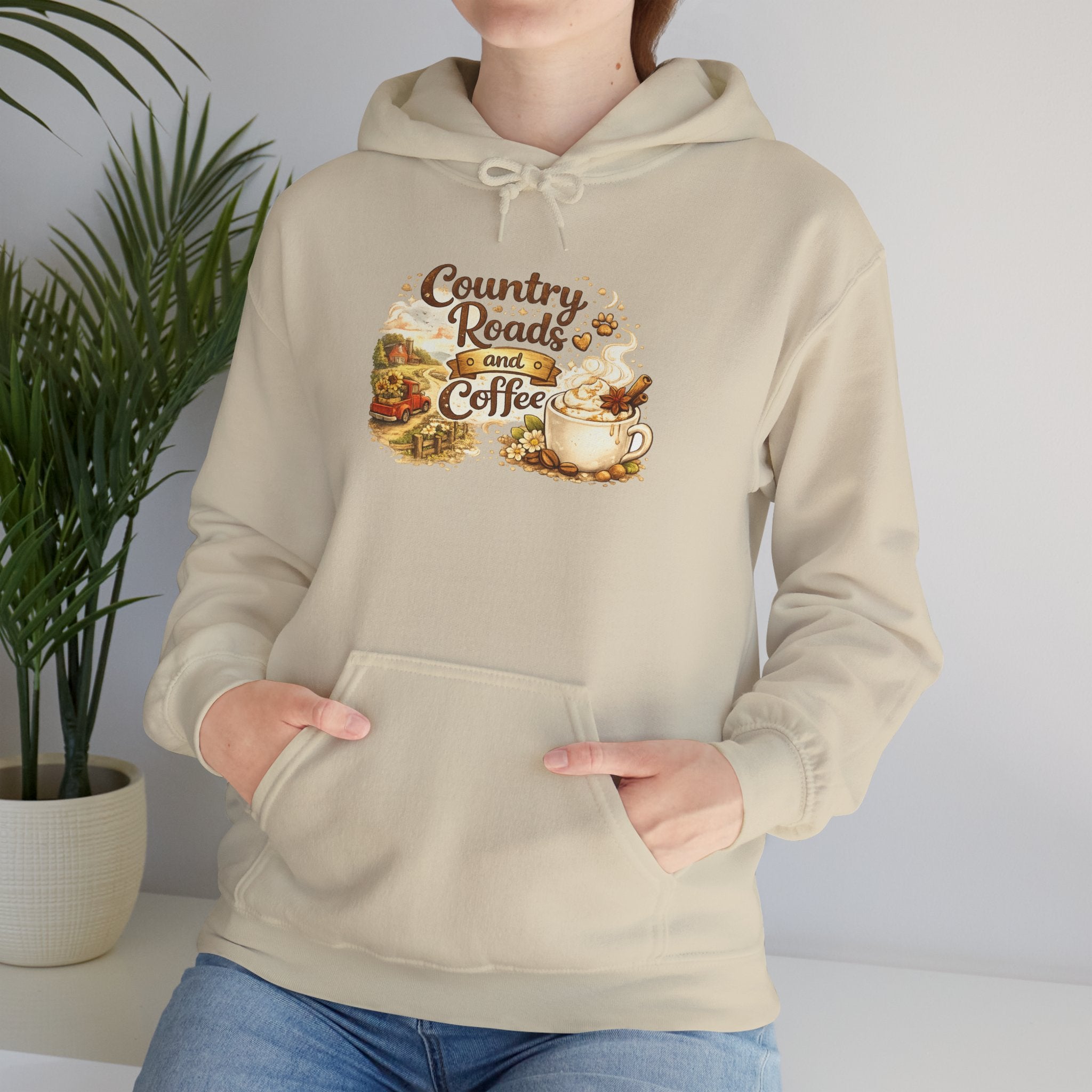 Country Roads and Coffee Hoodie