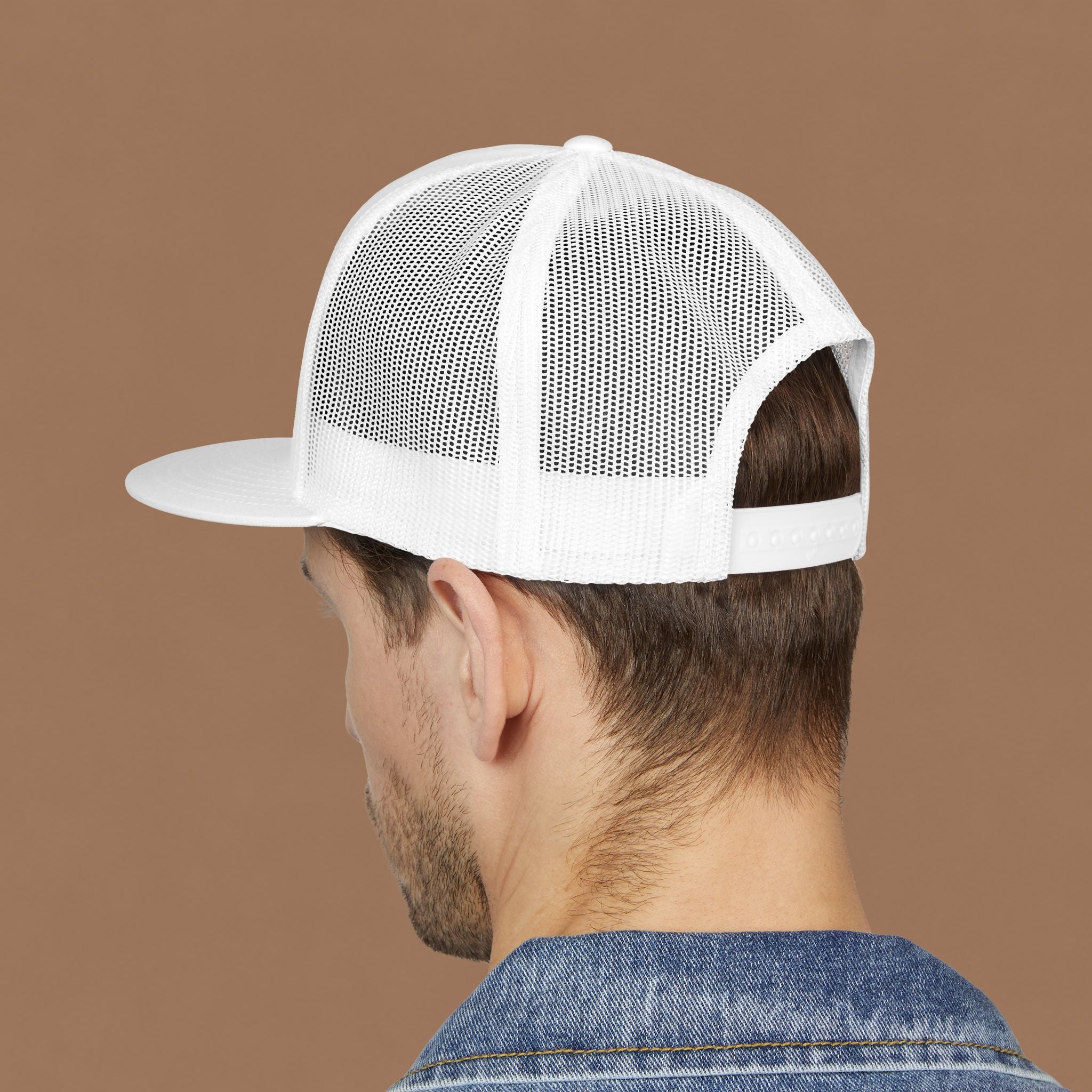 Country Roads and Coffee Trucker Hat — Rustic Coffee Lover Cap