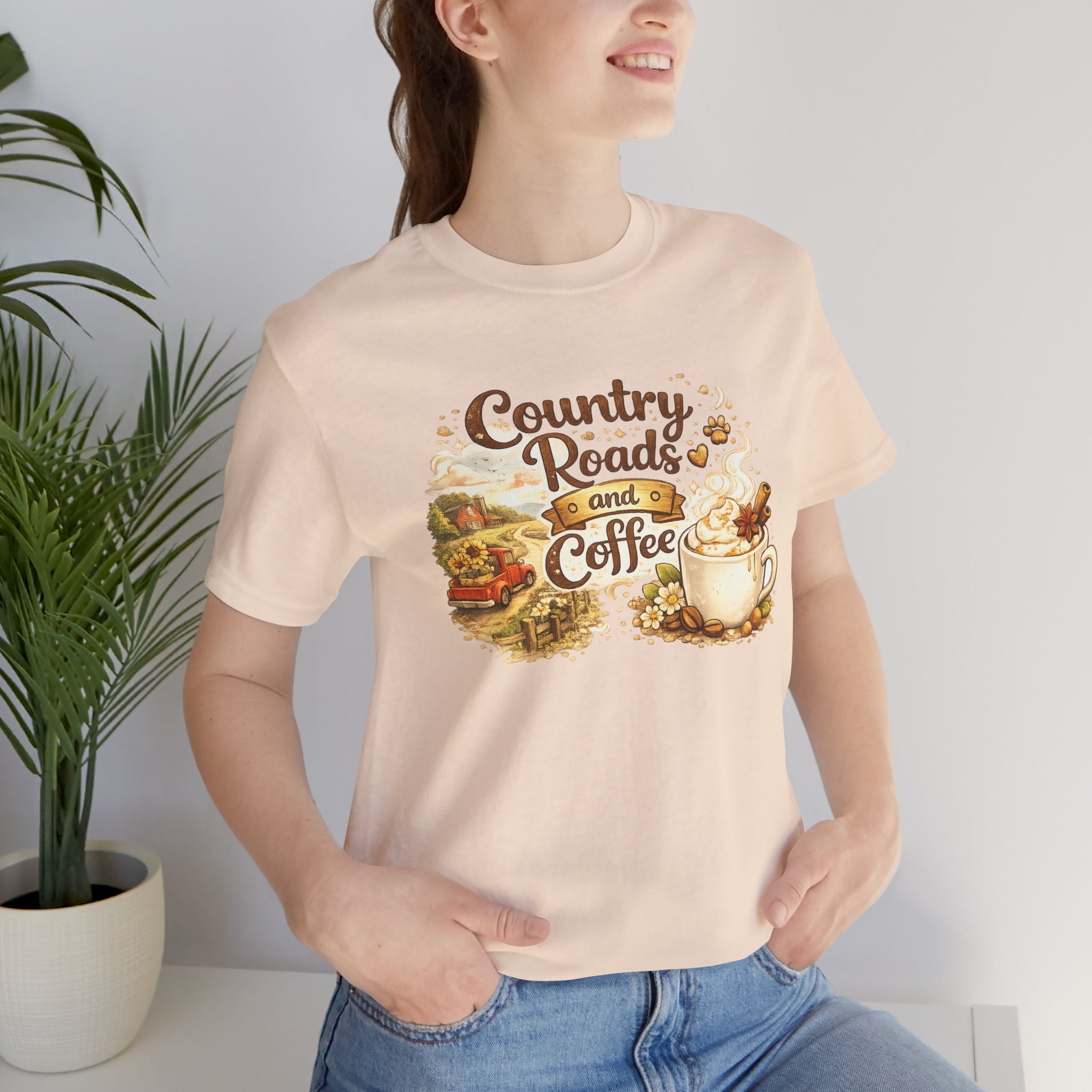 Country Roads and Coffee T‑Shirt