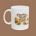 Country Roads Coffee Mug - Rustic Farmhouse Tea Cup (11oz & 15oz)
